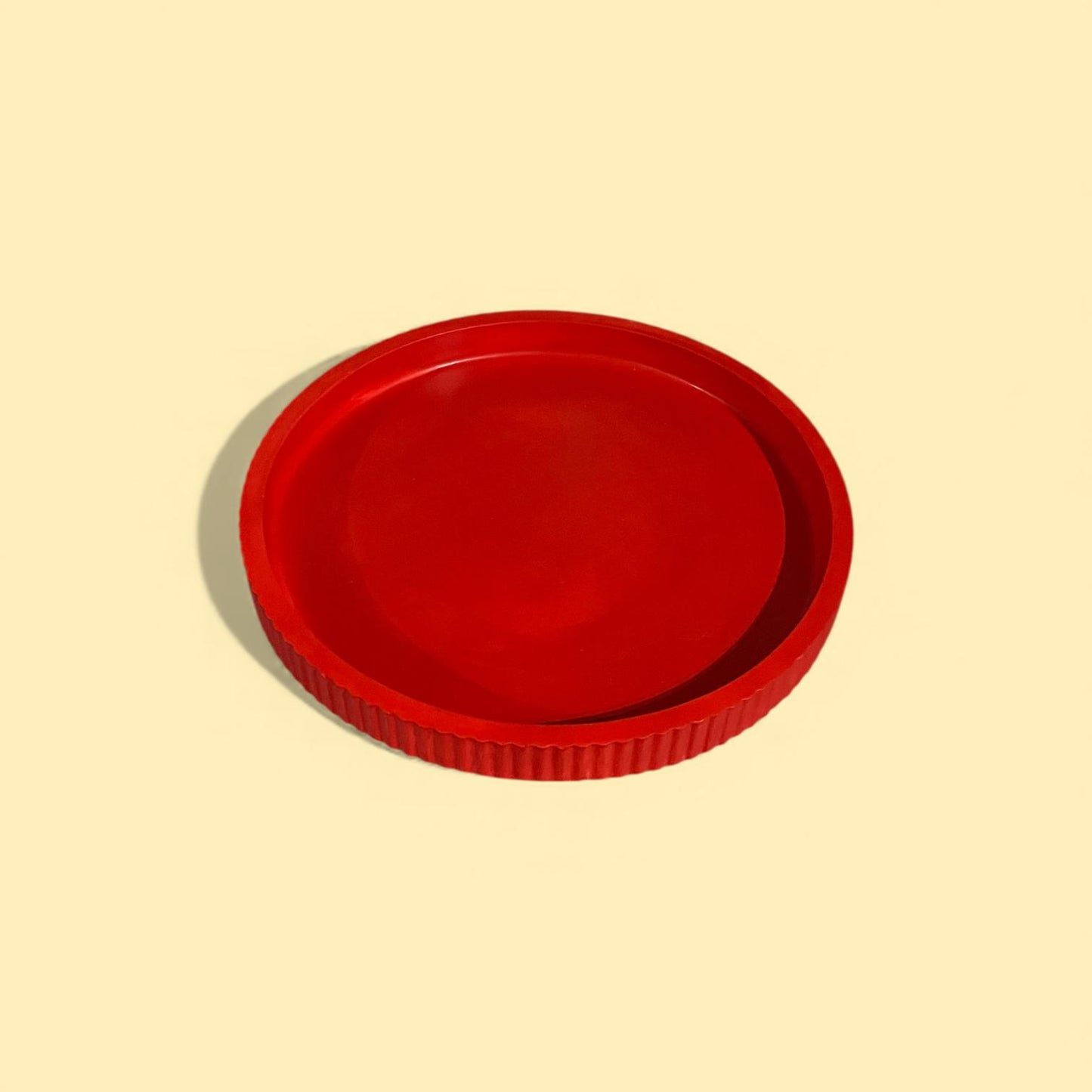 Vassoio tondo zigrinato