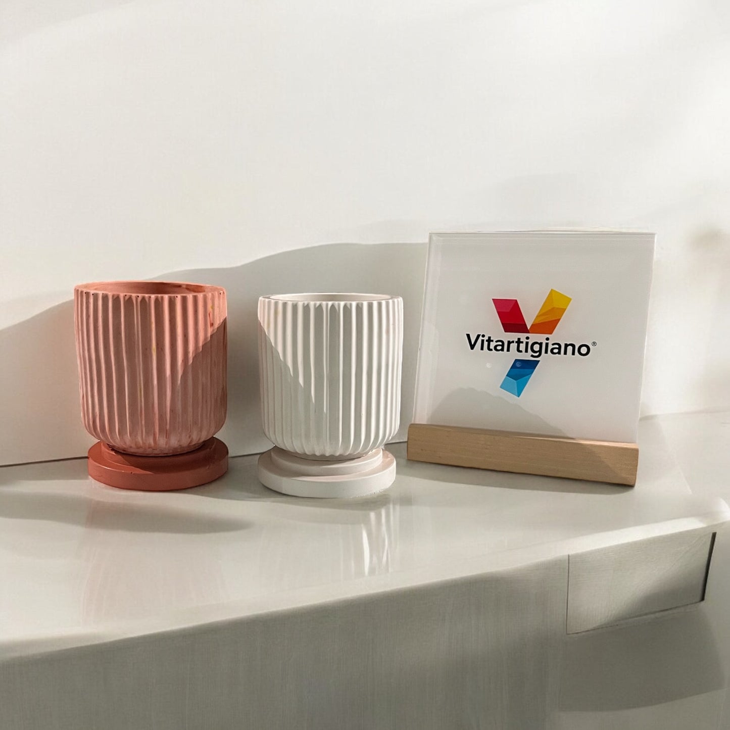 Rilievi - NIMBUS SCANALATO - Vaso/Portacandele con tappo