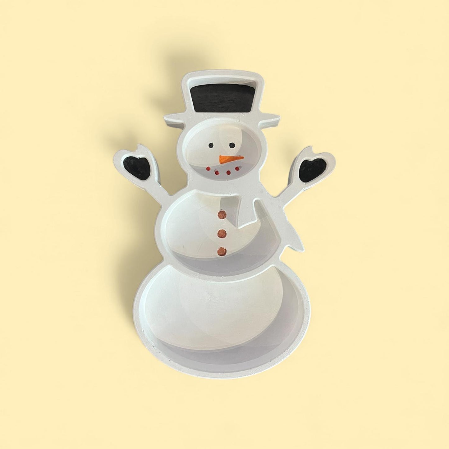 Vassoio pupazzo di neve